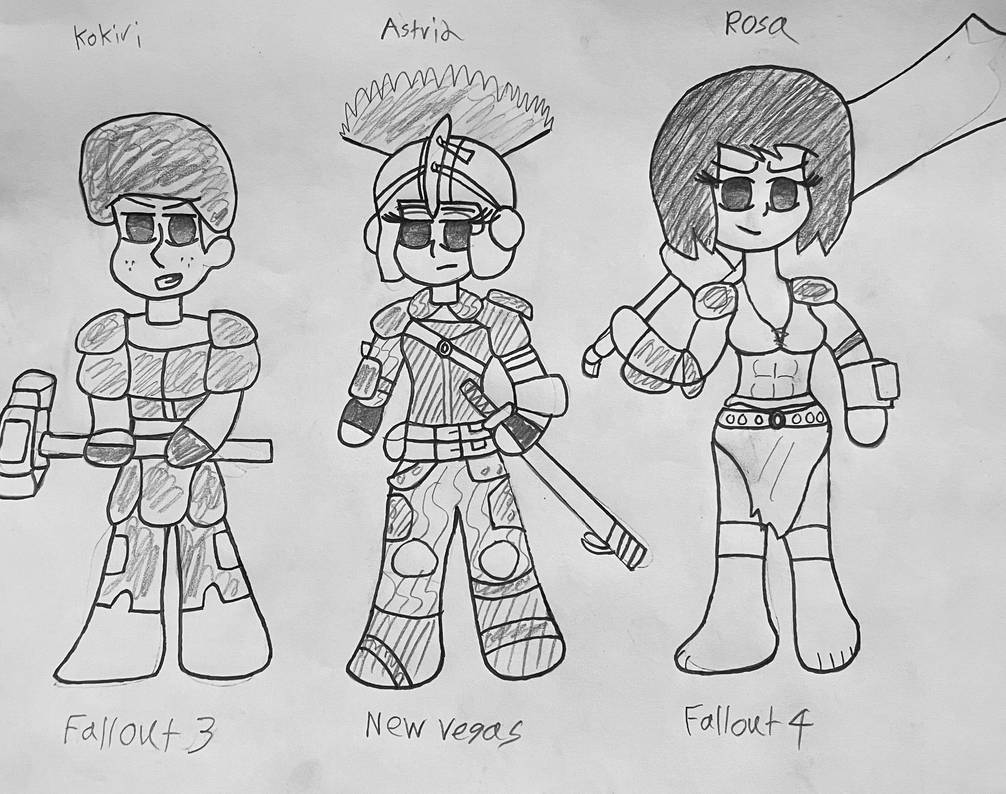 Fallout Melee Builds by Kokirikid07 on DeviantArt