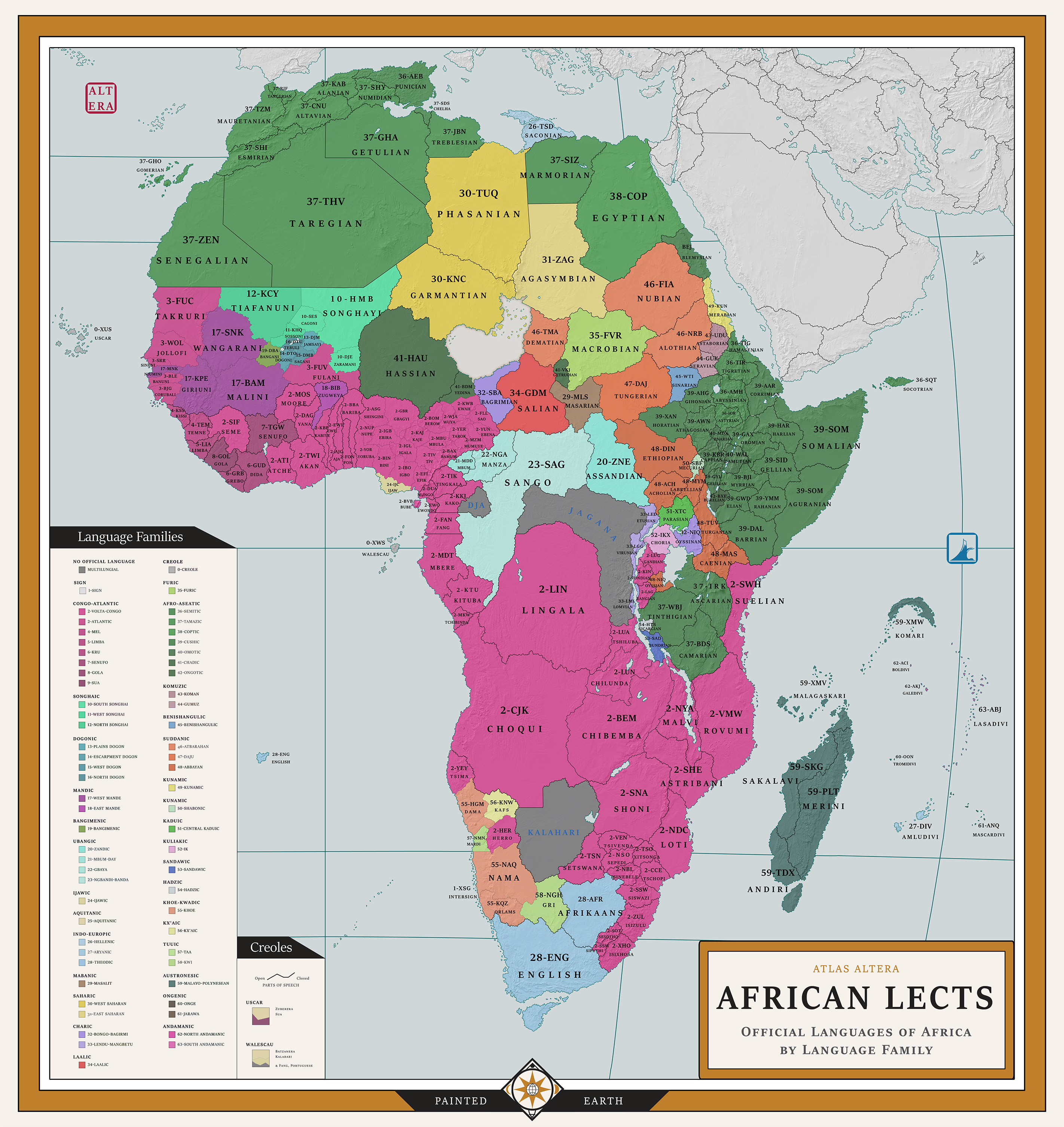 Sprouting from Babel: African Lects | Atlas Altera