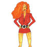 Ms. Bellum's face