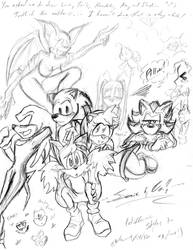 Sonic and Co._quick sketch