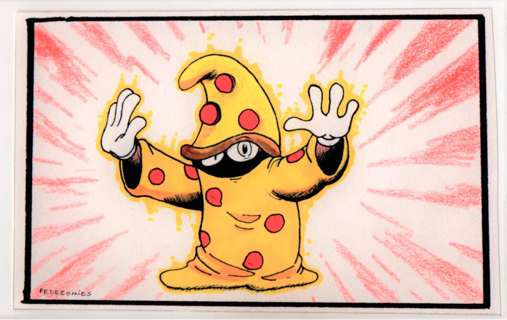 Pizza tower Pizzard fan art by Fedecomics on DeviantArt