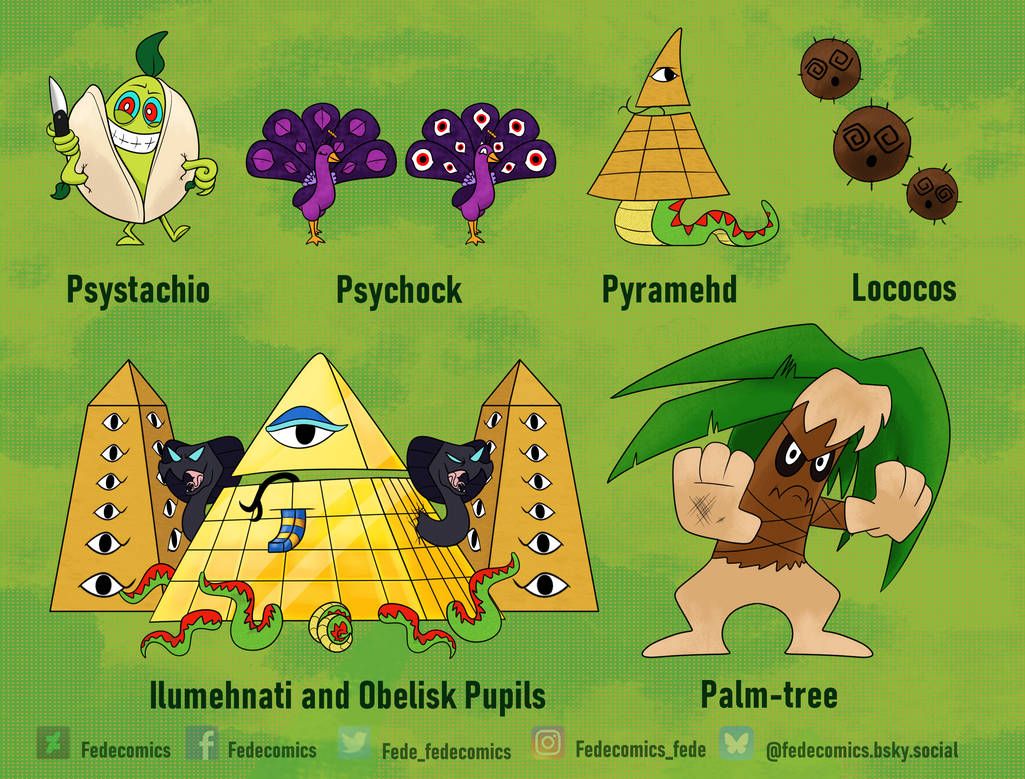 Random, monsters drawing vol2 by Fedecomics on DeviantArt