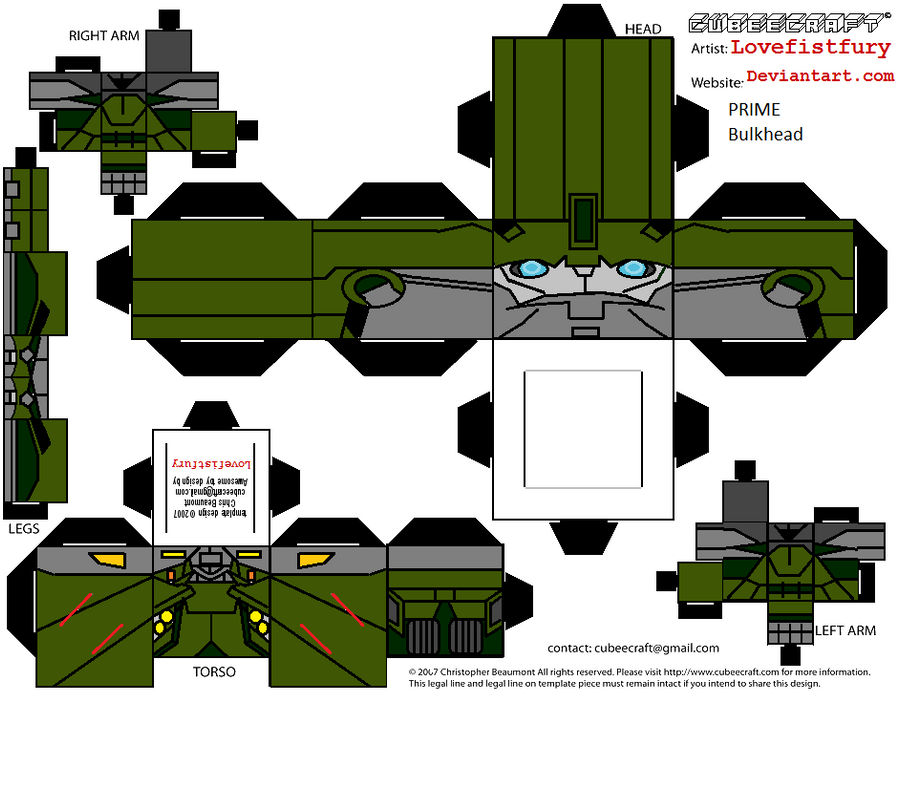 PRIME Bulkhead cubee