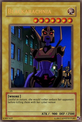 Blackarachnia yugioh card