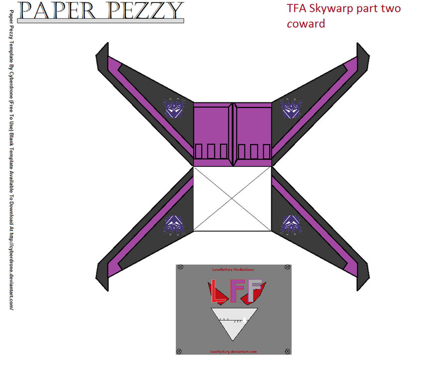 tfa skywarp paper pezzy part two