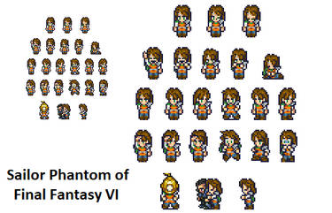Sailor Phantom of Final Fantasy VI sprites