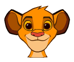 Simba Emo Emote Simba (Smile) by Maxdemon6 on DeviantArt