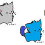 3 Fuzzeh Cats Adopt!