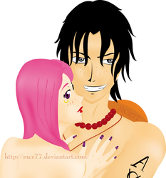 Ace y Bonney by mcr77