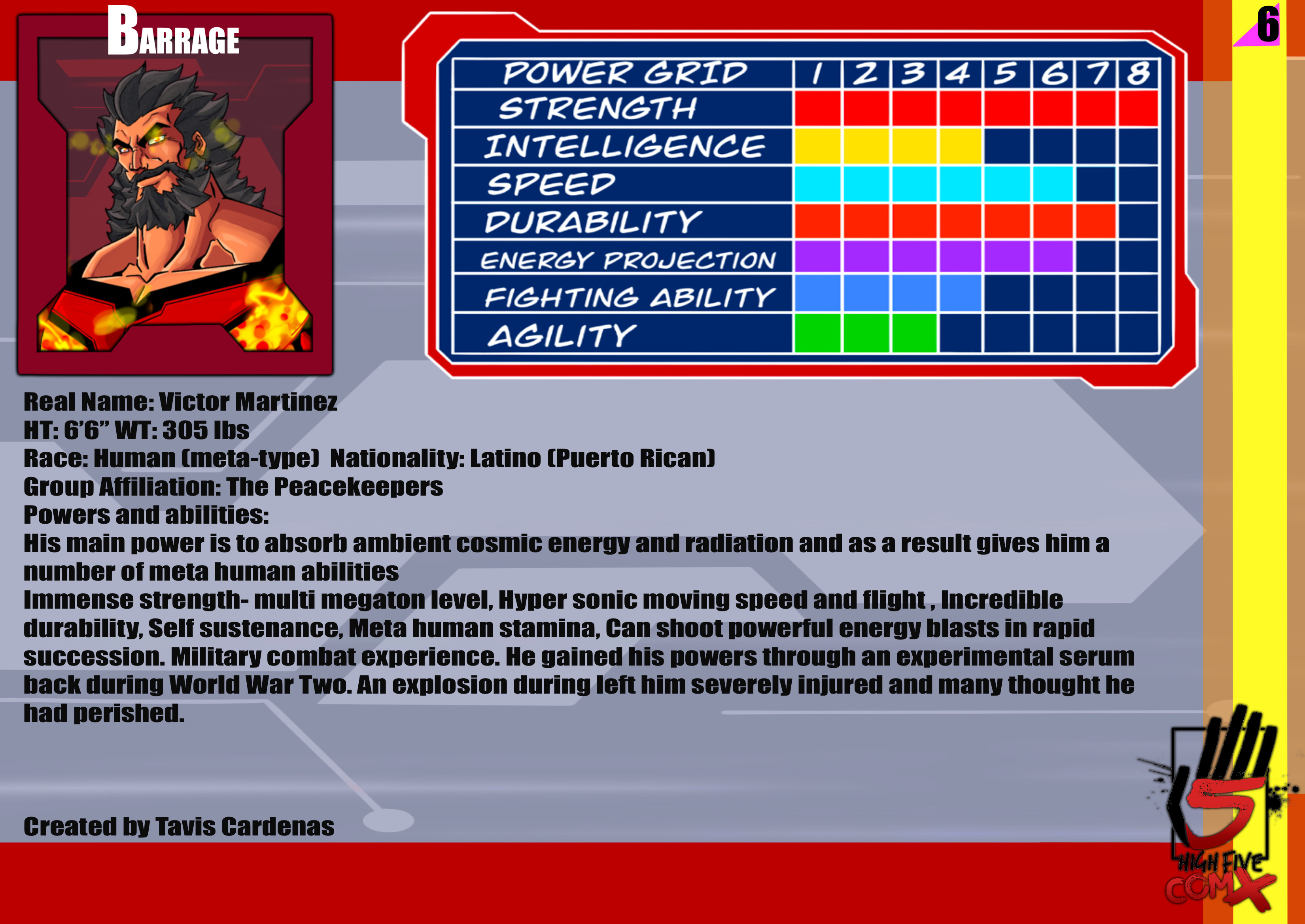 Barrage Bio Card by Azreal2156 on DeviantArt