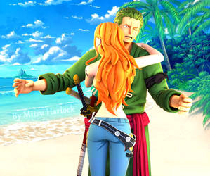 Nami and Zoro