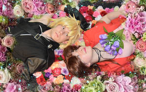 Cloud and Aerith