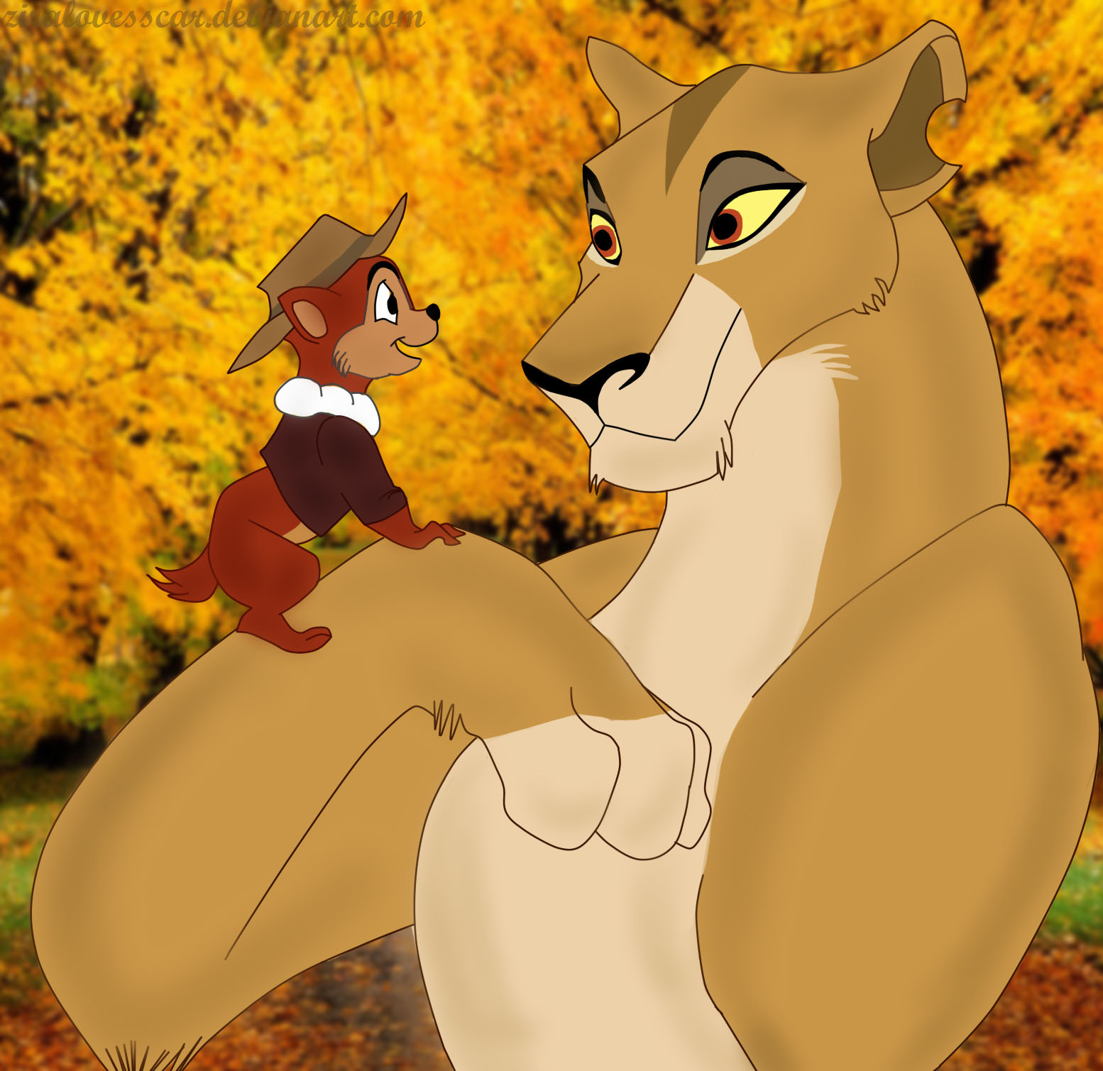 Zira and Chip