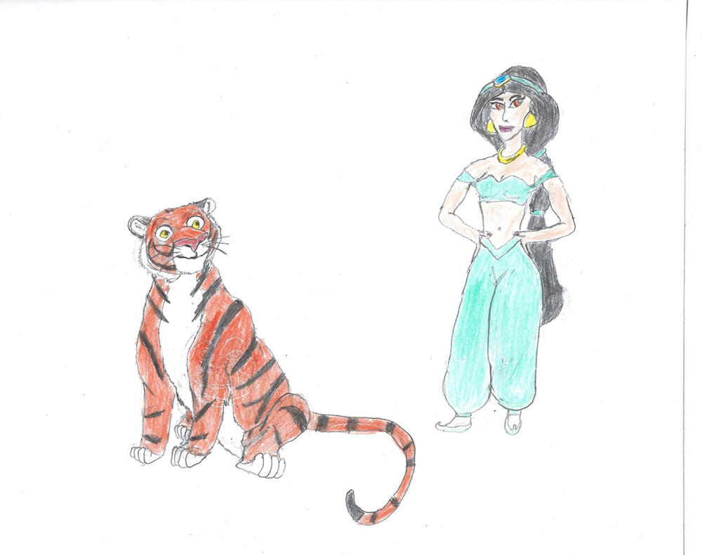 Princess Jasmine turns into a Tiger 1/6 by goodtimesroll44 on DeviantArt