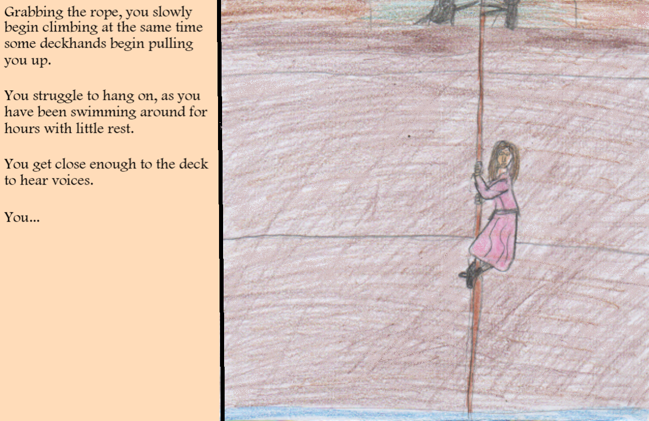 Thrown a Rope by goodtimesroll44 on DeviantArt