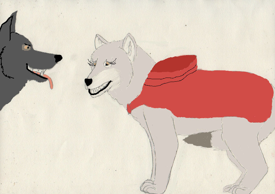 Little Red Riding Hood turns into a Wolf by goodtimesroll44 on DeviantArt