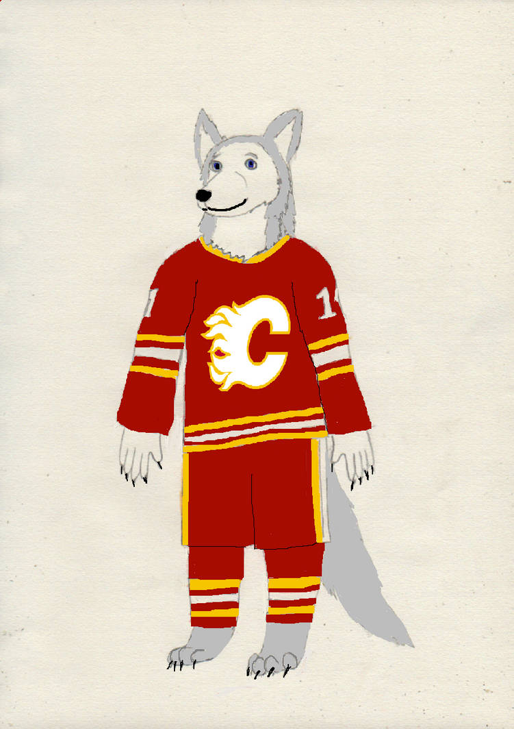 Calgary Flames - Husky by goodtimesroll44 on DeviantArt