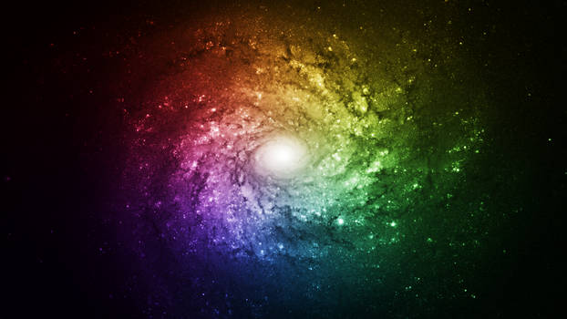 Rainbow Galaxy Wallpaper Full HD