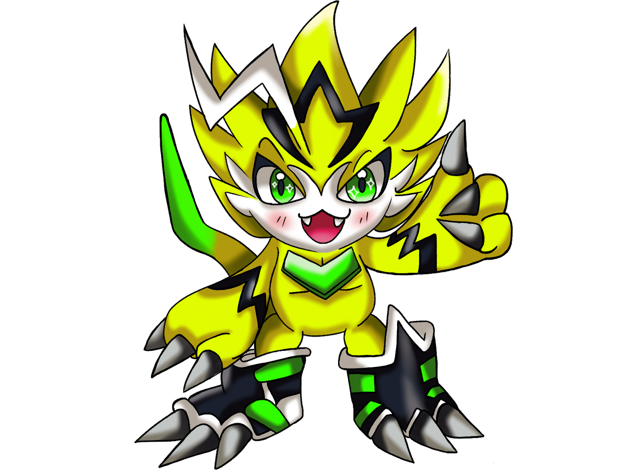 Digimon - Pulsemon by woowieghost on DeviantArt