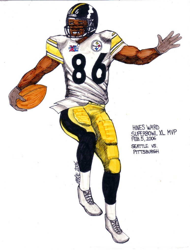 Hines Ward Mvp Color By Jedi On Deviantart