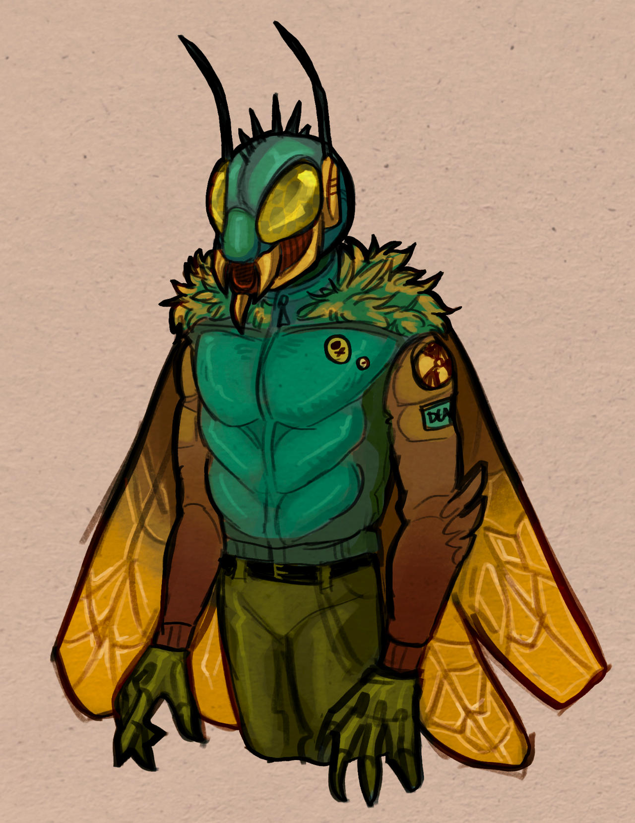 Insect Guy Bug Guy by WanderingKoyote on DeviantArt