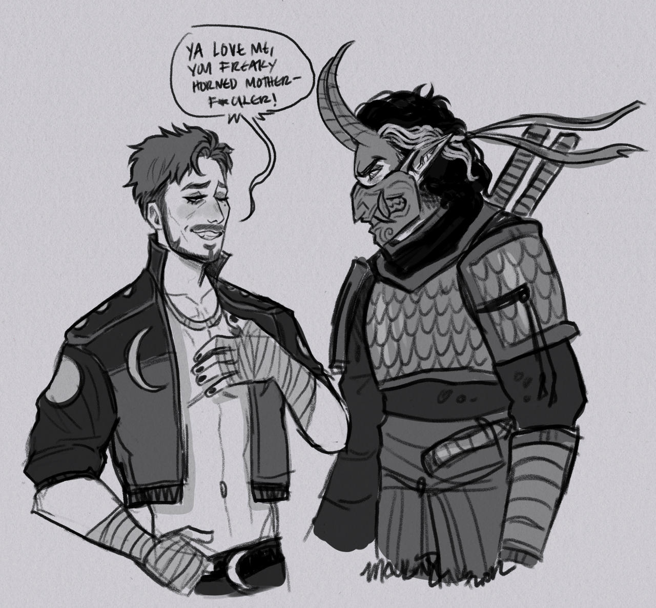 Ridge Meets V by WanderingKoyote on DeviantArt