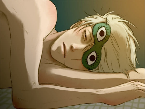 Kakashi is sleeping