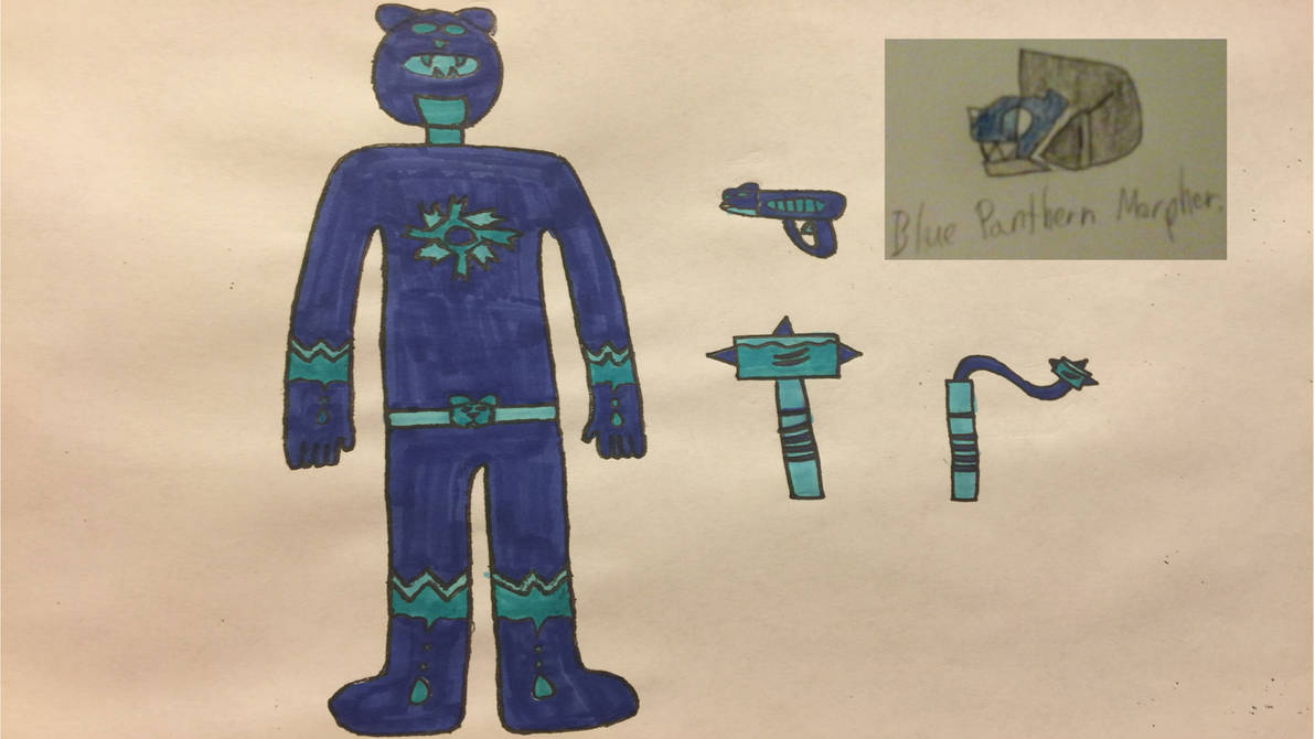 Blue Panther Spirit Ranger by ShadowGuardOfValor on DeviantArt