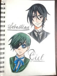 Ciel and Sebastian 