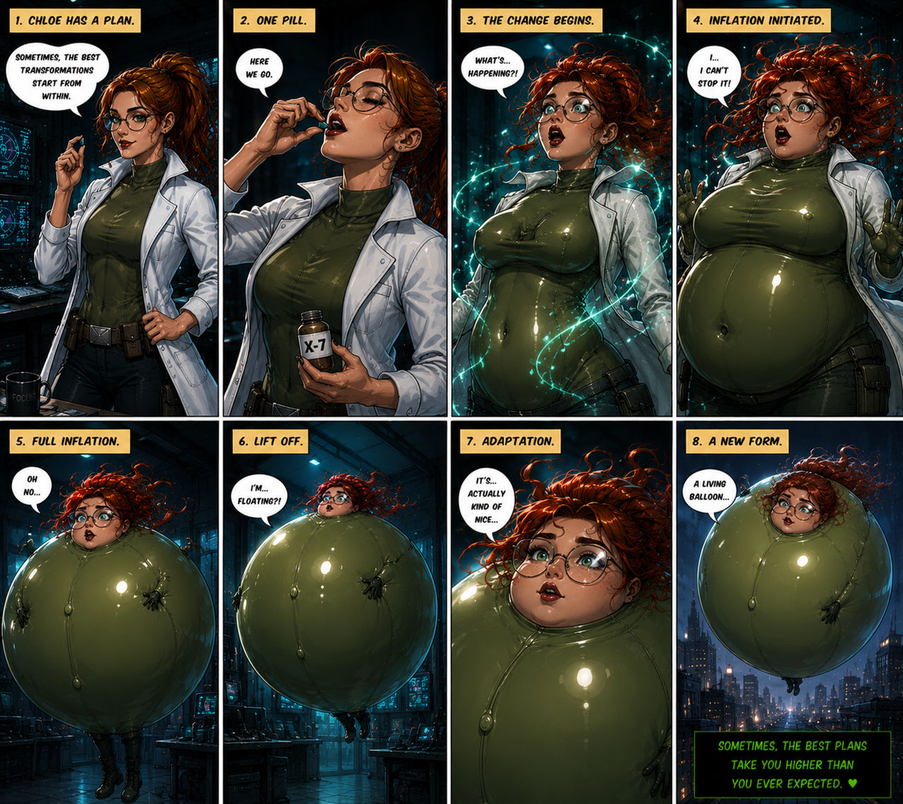 Kumasi Inflation Deviantart Chloe Inflation by mccboxman101 on DeviantArt