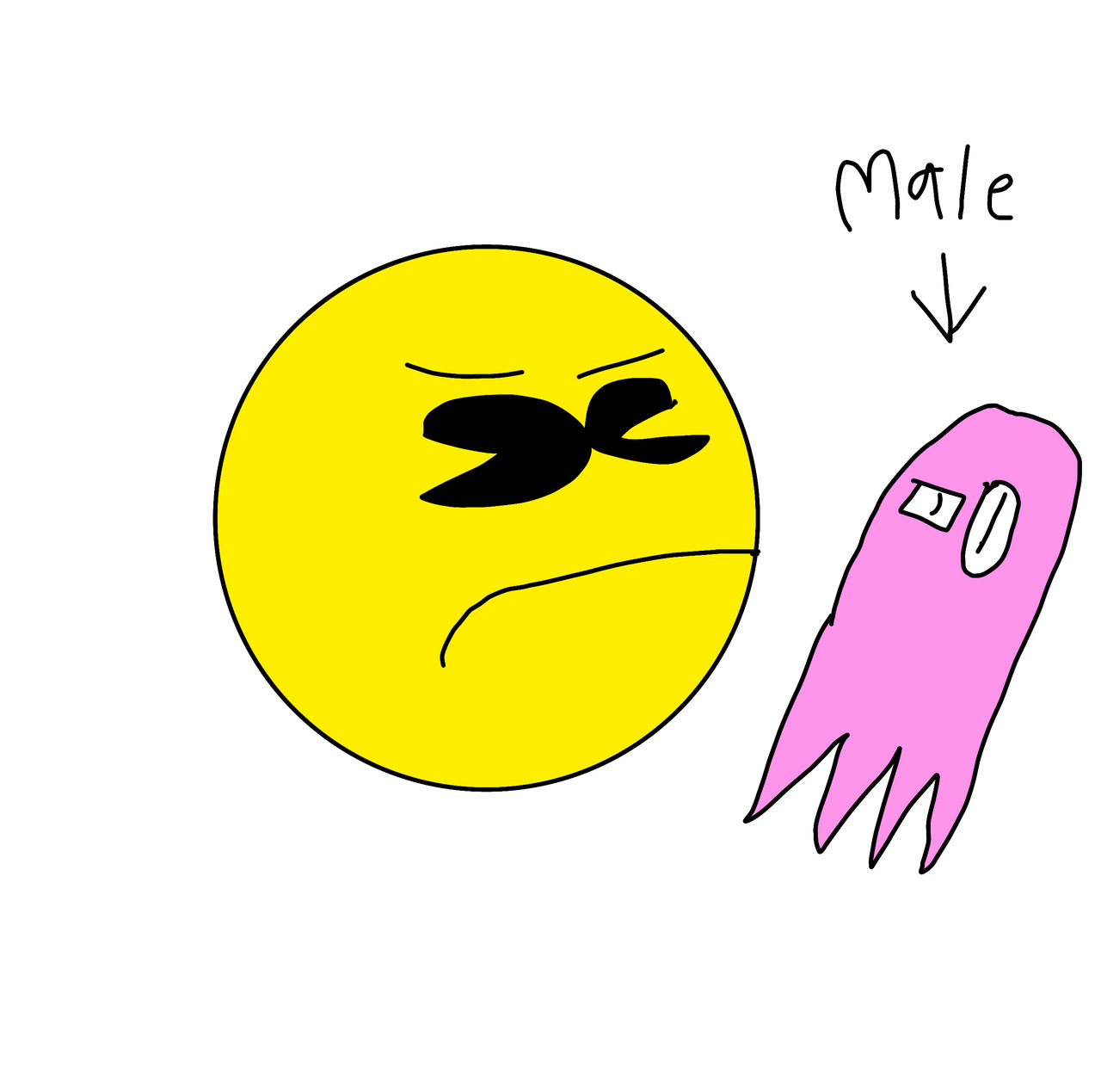 Pinkey Pacman I saw so many Pac-Man x pinky stuff so..... by ijtheheghog on DeviantArt
