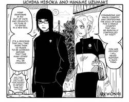 Hisoka Uchiha reveals his plan to Hanami Uzumaki