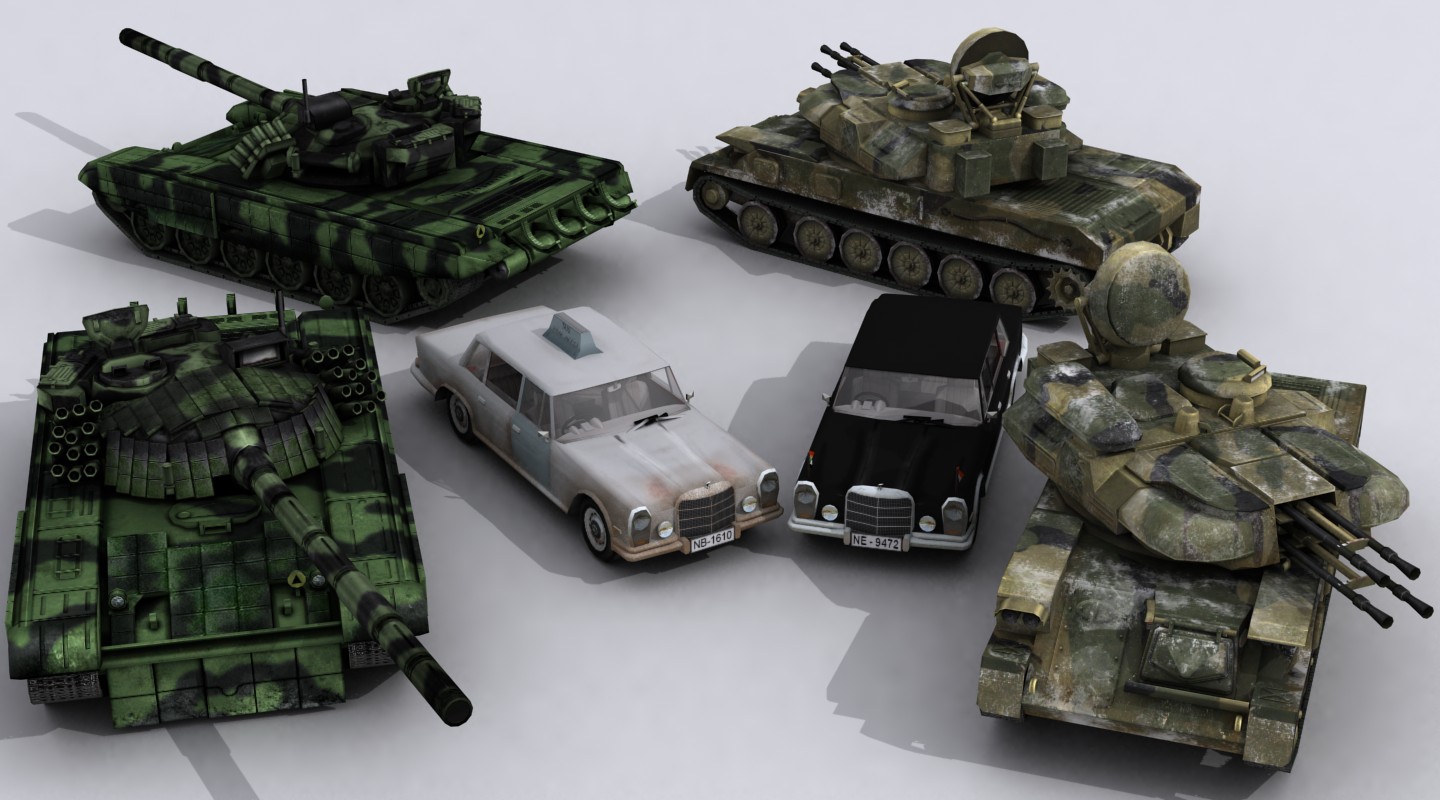 Land Vehicles render