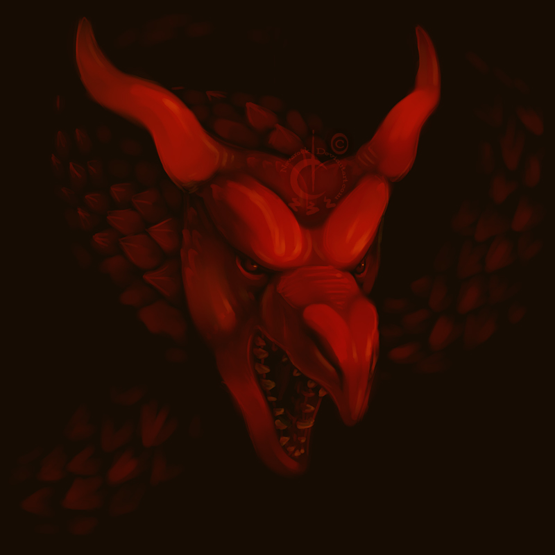 Dragon Head - red