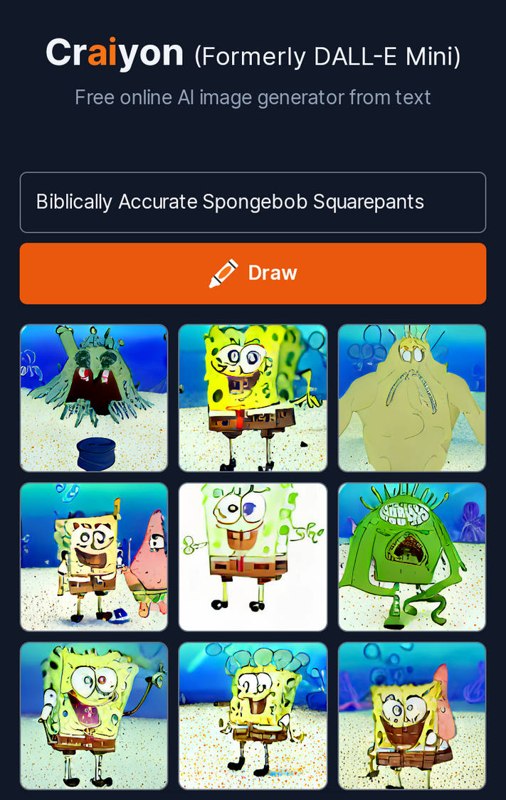Biblically Accurate Spongebob Squarepants by mangle40211 on DeviantArt