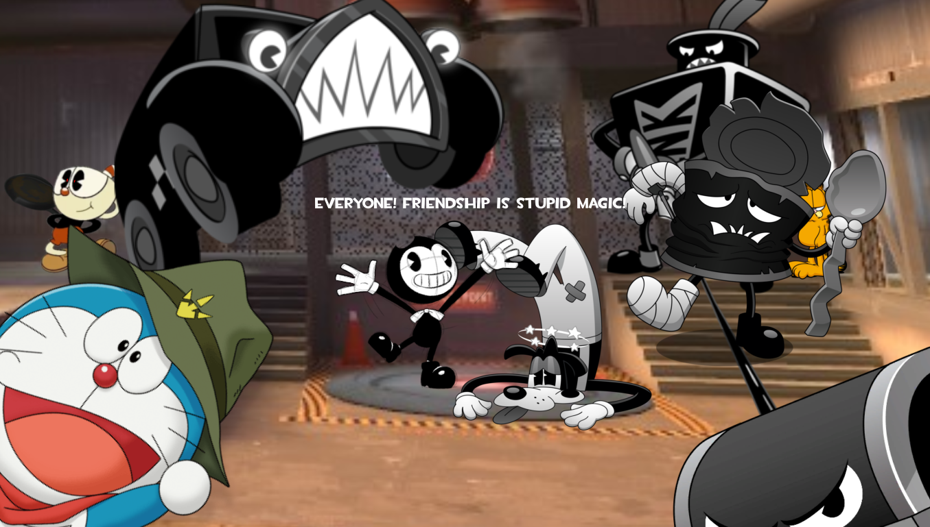 Just a random Bendy Fortress 2 joke post
