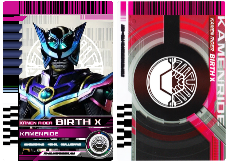 Masked Rider Birth Forms Kamen Rider Birth X Card by BEVISVN on DeviantArt