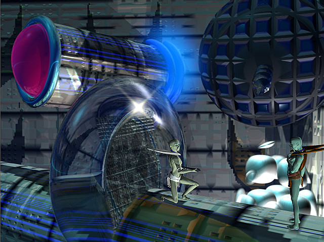 Alien Prisoner (Adventure Game Screenshot)