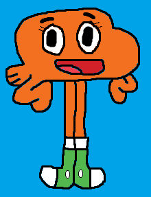 Darwin Watterson (hand-drawn) by 13archy on DeviantArt