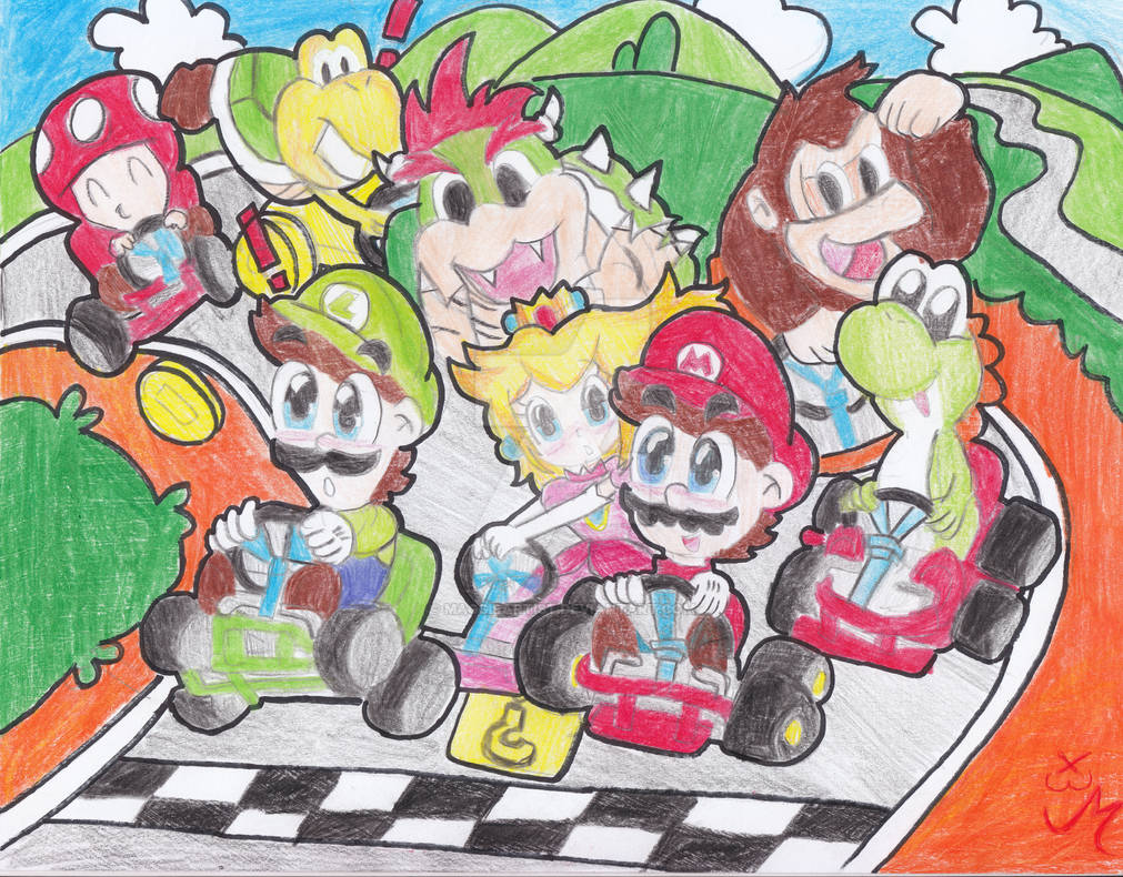 Mario Kart Finished by MaggieArtist on DeviantArt