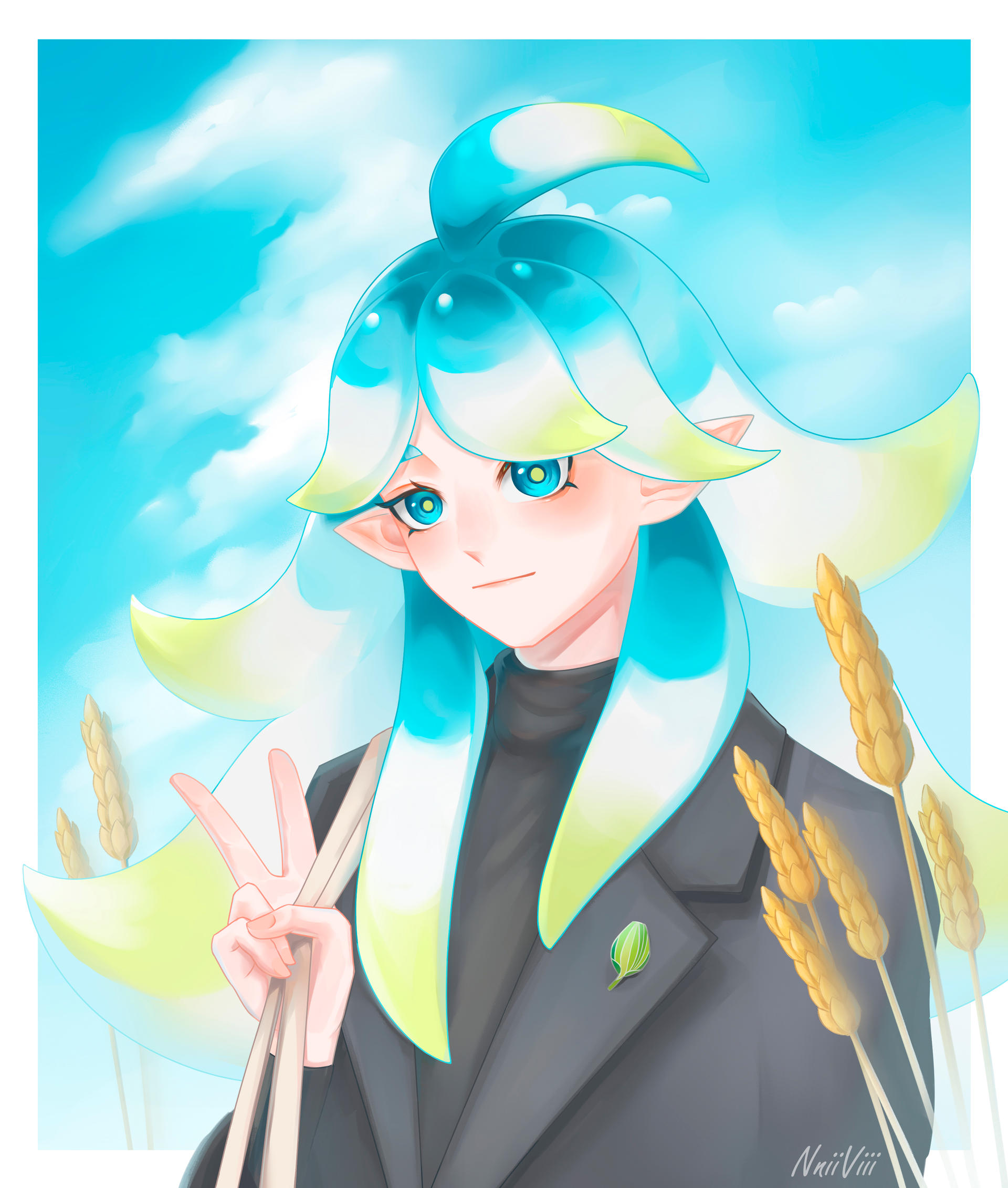 Just slime girl art by NniiViii on DeviantArt