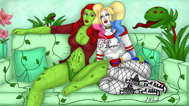 Harley Quinn and Poison Ivy