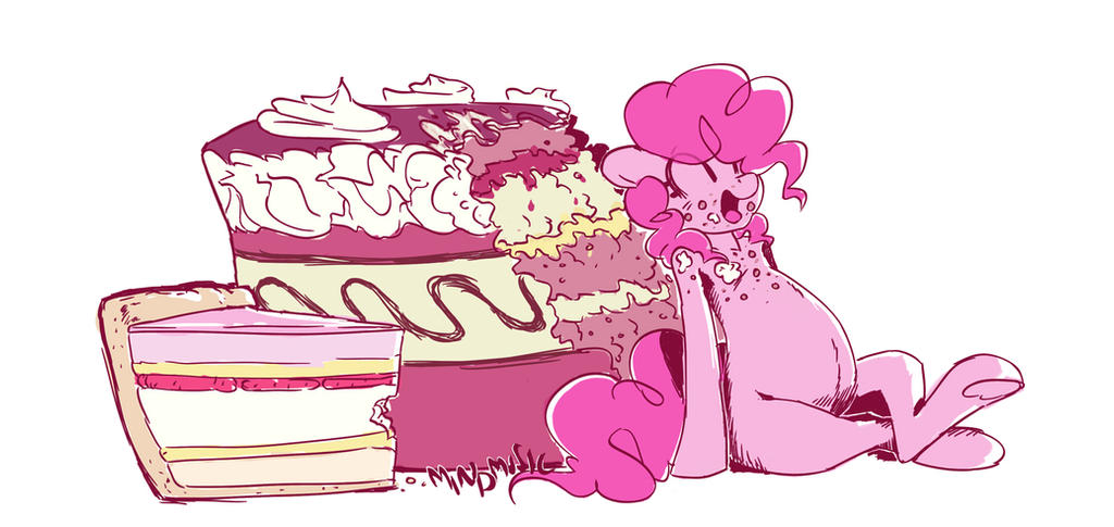 Pink Cake Deviantart Pinkie pie cake by Mindmusic on DeviantArt