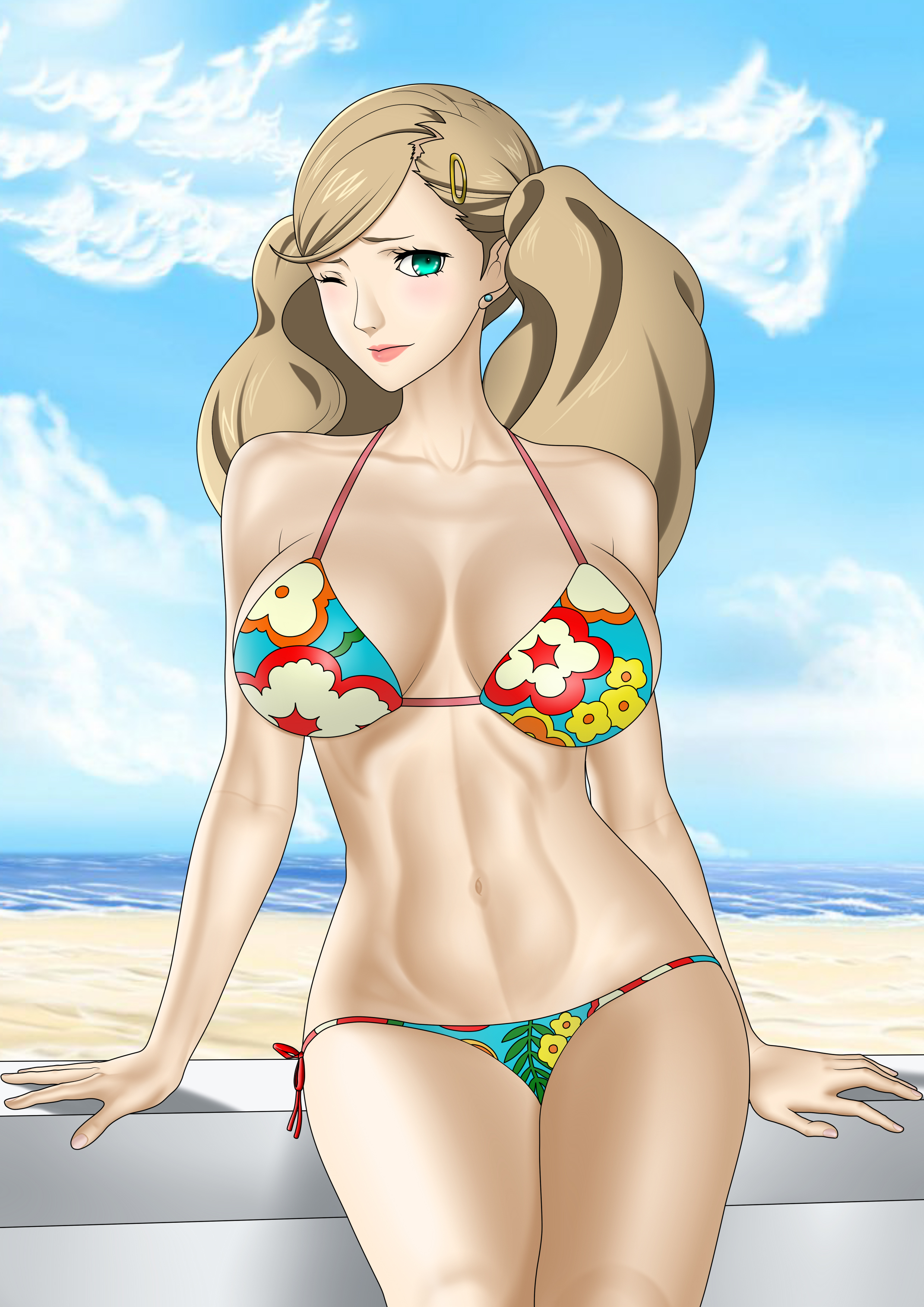 Shy Girl Ann Takamaki (Bikini)