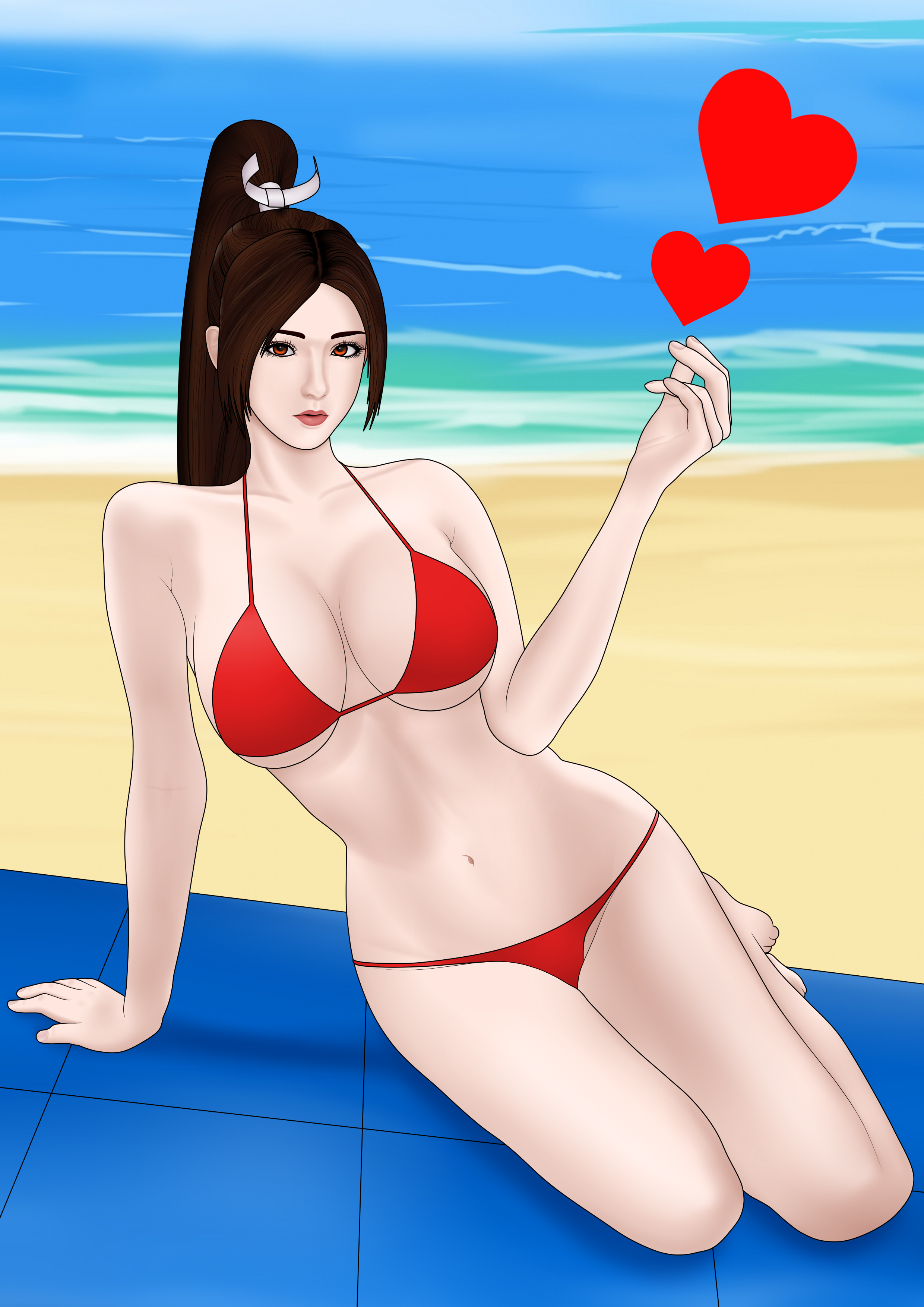 Mai Shiranui (Red Bikini)