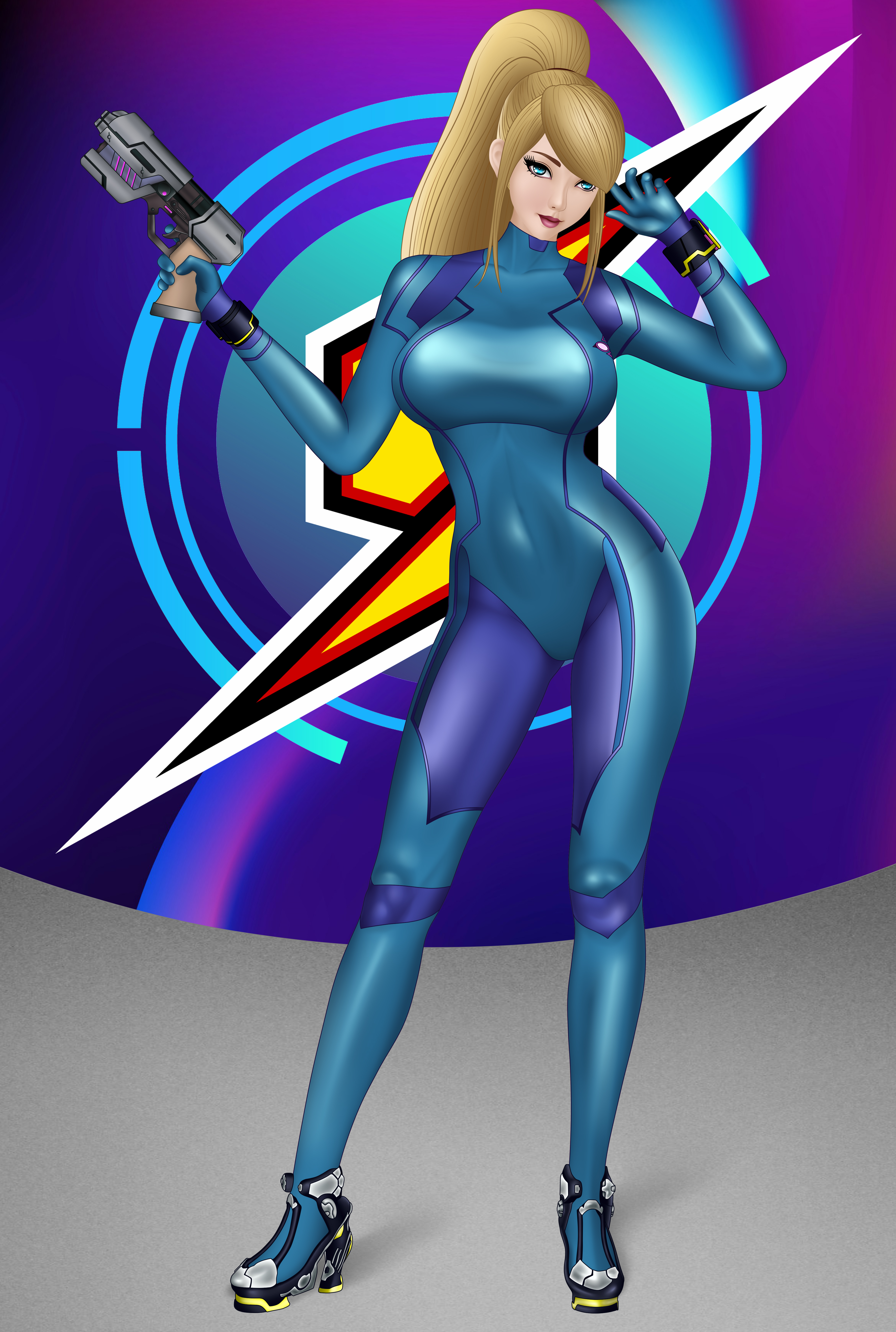 Samus 66 Rack Samus Aran by SaeNiijima on DeviantArt