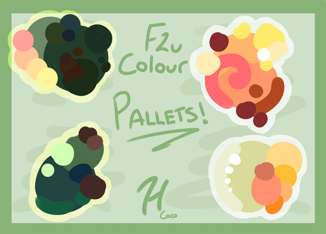 Random f2u color pallets ! by hoppycoco on DeviantArt