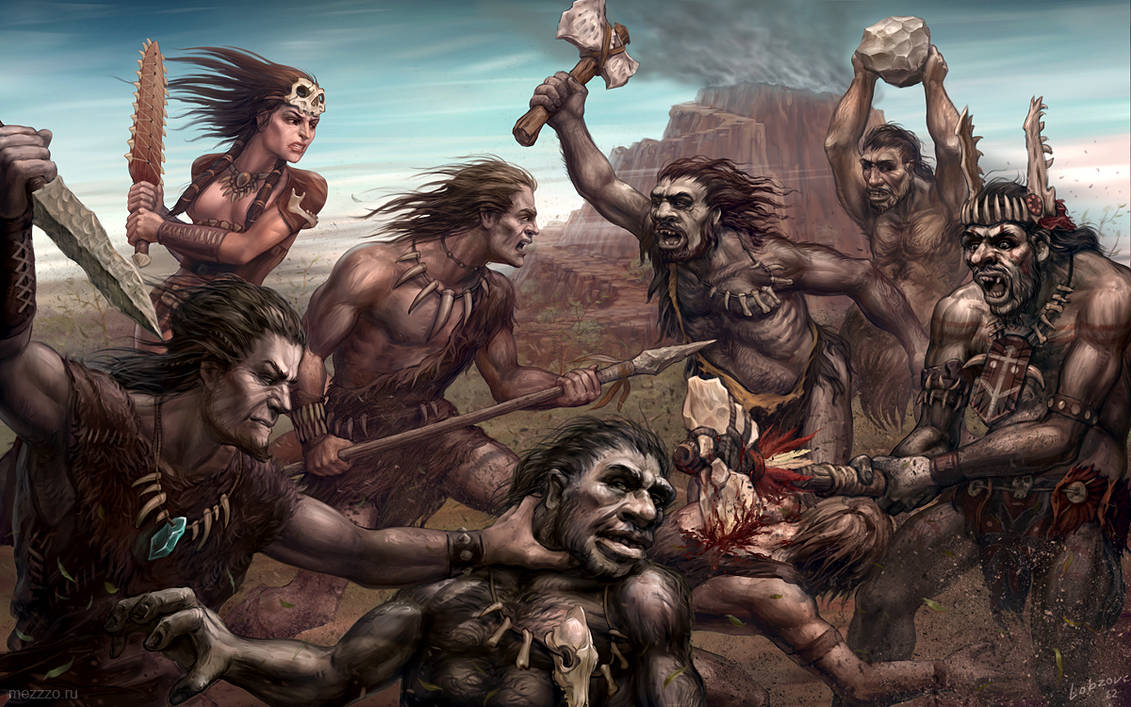 Первобытный запрет. Каменный век неандертальцы. Неандертальцы против кроманьонцев битва. Племя кроманьонцев.