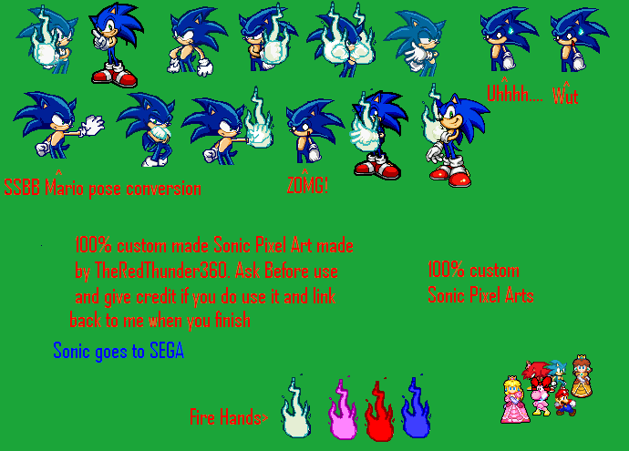 Pixilart - Sonic Sprites by atobin0002