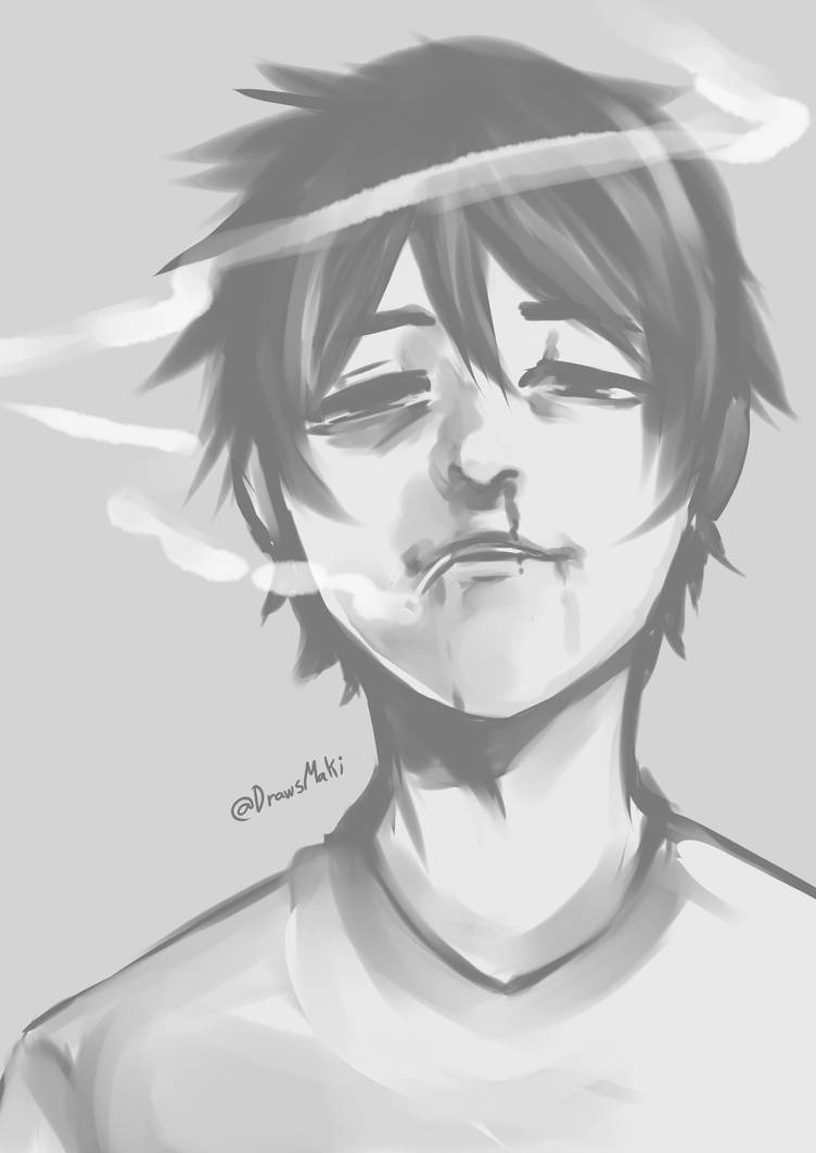 Gray Face. by DrawsMaki on DeviantArt